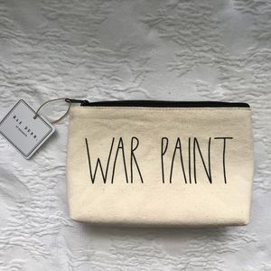 NWT Rae Dunn ‘War Paint’ pouch